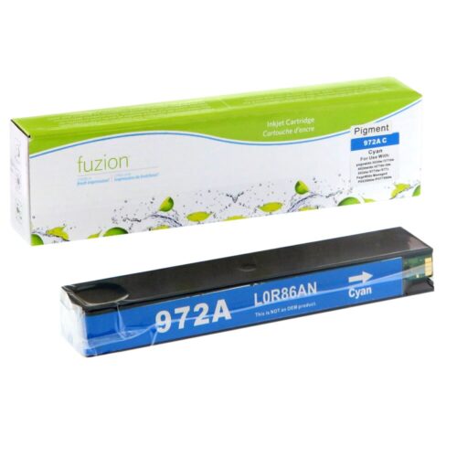 Remanufactured HP 972A L0R86AN Cyan Ink Cartridge Remanufactured HP 972A L0R86AN Cyan Ink Cartridge