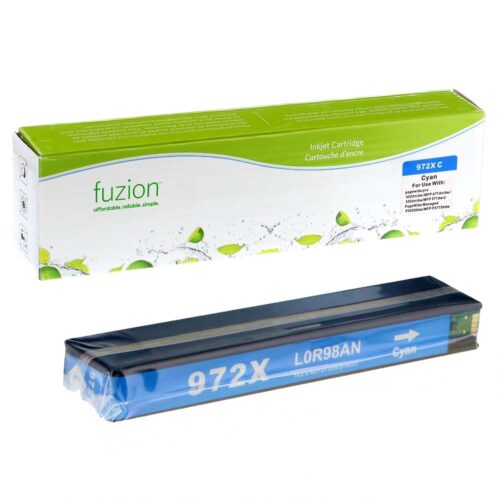 Remanufactured HP 972X L0R98AN Cyan Ink Cartridge HY Remanufactured HP 972X L0R98AN Cyan Ink Cartridge HY