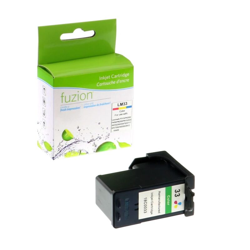 Remanufactured Lexmark 18C0042 33 Colour Ink Cartridge