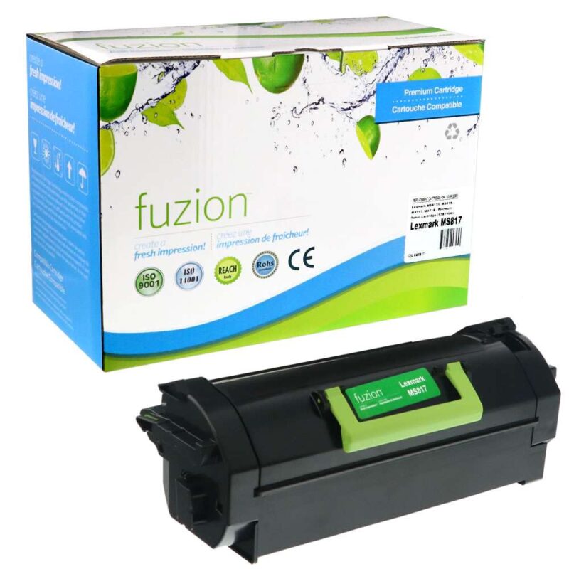 Remanufactured Lexmark 53B1H00 Black Toner Cartridge HY