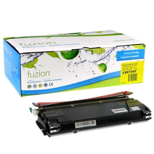 Remanufactured Lexmark C734A1YG Yellow Toner Cartridge Remanufactured Lexmark C734A1YG Yellow Toner Cartridge