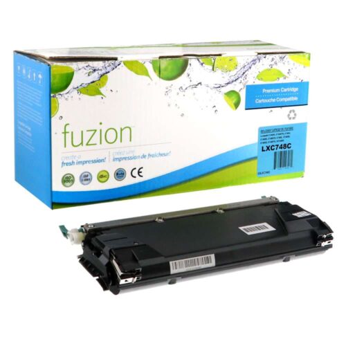 Remanufactured Lexmark C748H1CG Cyan Toner Cartridge HY Remanufactured Lexmark C748H1CG Cyan Toner Cartridge HY