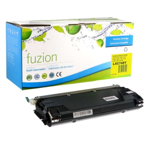 Remanufactured Lexmark C748H1YG Yellow Toner Cartridge HY Remanufactured Lexmark C748H1YG Yellow Toner Cartridge HY