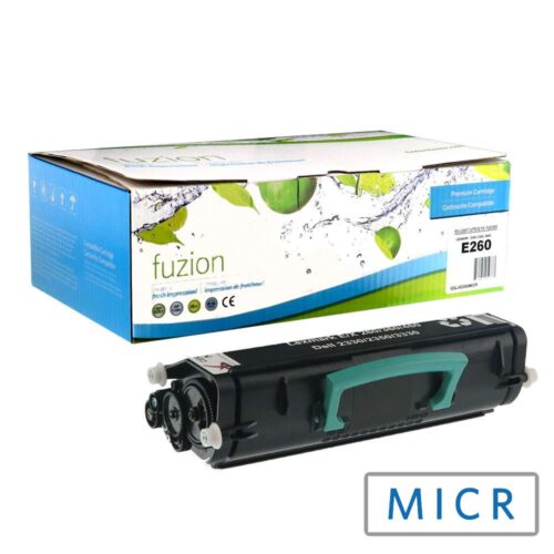 Remanufactured Lexmark E260A11A Black MICR Toner Cartridge Remanufactured Lexmark E260A11A Black MICR Toner Cartridge