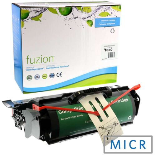Remanufactured Lexmark T650H11A Black MICR Toner HY Remanufactured Lexmark T650H11A Black MICR Toner HY
