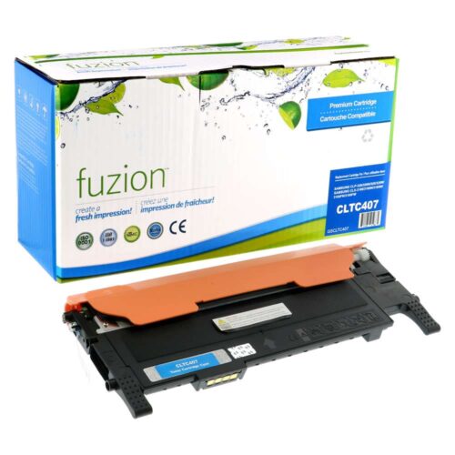 Remanufactured Samsung CLT-C407S Cyan Toner Cartridge Remanufactured Samsung CLT-C407S Cyan Toner Cartridge