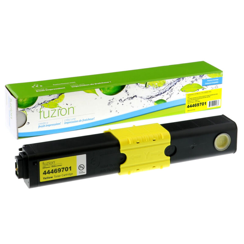 New Compatible Okidata 44469701 Yellow Toner Cartridge